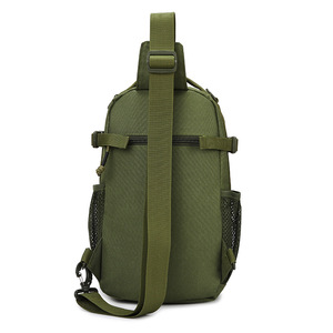 Bolso Táctico de Pecho para Hombre, Bandolera Impermeable y Resistente al Desgaste para Pesca al Aire Libre, Senderismo y Deportes, Color Sólido - Product Image 2