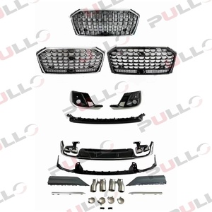 Actualización de accesorios de coche para <span class=keywords><strong>Audi</strong></span> A8 <span class=keywords><strong>2023</strong></span> a <span class=keywords><strong>S8</strong></span> Horch modelo incluye marcos de faros antiniebla de rejilla difusor trasero y tubos de escape - Product Image 1
