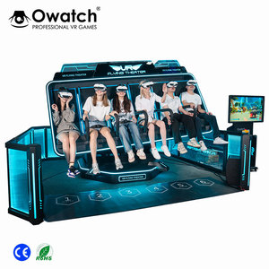 6 chỗ ngồi 9D XD VR rạp chiếu phim ghế chuyển động thực tế ảo mô phỏng chuyến bay nền tảng mái vòm Nhà hát - Product Image 1