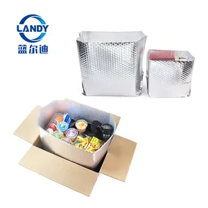 Custom thermal insulated cardboard food delivery box for frozen food packaging