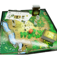 Jeux de société pour adultes fabriqués en Chine, de haute qualité, écologiques, portables, en papier mat, avec logo personnalisé, jeu de table