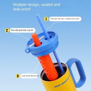 Vaso Térmico <span class=keywords><strong>de</strong></span> Acero Inoxidable <span class=keywords><strong>de</strong></span> 750 ml con Diseño <span class=keywords><strong>de</strong></span> Dibujos Animados Modernos, Aislamiento Térmico <span class=keywords><strong>de</strong></span> 6 a 12 Horas, Taza <span class=keywords><strong>de</strong></span> <span class=keywords><strong>Café</strong></span> <span class=keywords><strong>de</strong></span> Viaje - Product Image 3