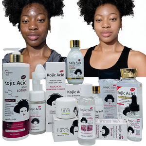 Set Completo de Cuidado de la Piel Coreano con Ácido Kójico, Colágeno, Agua, Suero Aclarante, Blanqueador y Antienvejecimiento, Loción y Aceite para Piel Oscura, Rostro y Cuerpo - Product Image 2