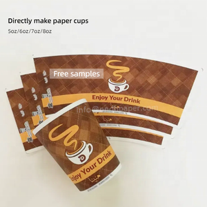 Venta de Fábrica: Materiales Crudos para Vasos de Papel, Papel Estampado Recubierto, Papel para Vasos Tipo Abanico - Product Image 4