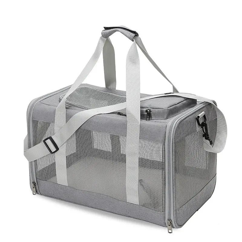 Eco-Friendly Foldable Breathable Pet Carrier Dog Cat Travel Bag