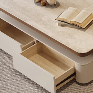 Итальянский минималистский журнальный столик и ТВ-шкаф для дома, гостиной, белый ящик для хранения, деревянный шкаф для телевизора - Product Image 6