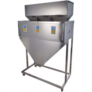 Dispensador de Alta Precisión de Acero Inoxidable con 3 Cabezales para Envasar en Bolsas de 9999g Uvas, Frutos Secos, Bayas de Goji, Especias en Polvo, Harina, Café y Té - Product Image 5