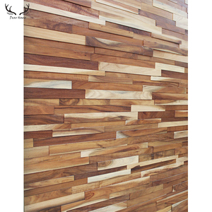 Mur intérieur lambris <span class=keywords><strong>bois</strong></span> 3d papier peint panneau <span class=keywords><strong>mural</strong></span> décoratif - Product Image 4