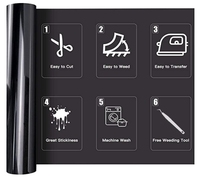 Goede Kwaliteit Zwart Mat Glanzende Kleur Snijden Vinyl Licht Elastische Vinyl Sticker Voor Snijplotter