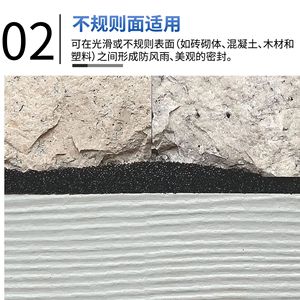 Bande d'étanchéité en éponge PU sur mesure, diamètre extérieur 50 mm, épaisseur 2 mm, pour portes, fenêtres, murs rideaux, rembourrage ignifuge - Product Image 3