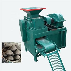 kleine doppelwalze kokosnuss schale reis strohhülse grill torfkugel kohlepulver brikettpresse herstellungsmaschine zum verkauf - Product Image 2