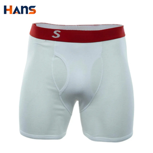 Boxer da Uomo con Logo Personalizzato, Pantaloncini da Boxe in Cotone, Traspiranti e Comodi, Design Trendy in Bianco e Nero - Product Image 2