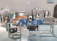 Commerciële kokosmelkpers schroefpers sapcentrifuge passievrucht ananas appel watermeloen fruitsapverwerking