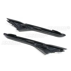 2 pièces de garnitures de remplacement en fibre de carbone pour les caches d'aération latéraux BMW F90 M5 2018-IN, garniture de couvercle de prise d'air latérale, pièce extérieure automobile - Product Image 3