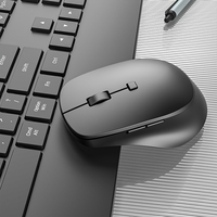 2.4G Ergonomisch Draadloos Computertoetsenbord met Telefoon/Tablet Houder, Kantoor Toetsenbord met Polsteun, Stil Toetsenbord en Muis