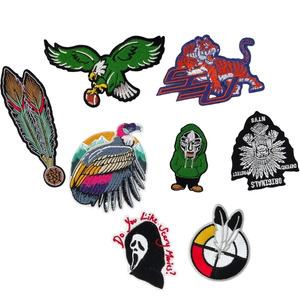 流行のカスタマイズ可能な衣料品アクセサリー花柄スパイダーマン刺繍パッチ縫い付け3Dスタイルおしゃれな服 - Product Image 3