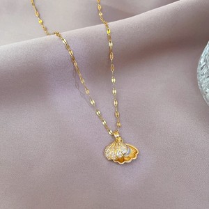 Collier en alliage pour femme, style frais et délicat, chaîne de clavicule micro-incrustée de zircon, collier simple, vente en gros - Product Image 4