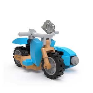 Jouet de construction MOC Moto Volante de Hagrid, Blocs de construction en plastique ABS, Modèle créatif éducatif, Cadeau d'assemblage, 46 pièces - Product Image 2