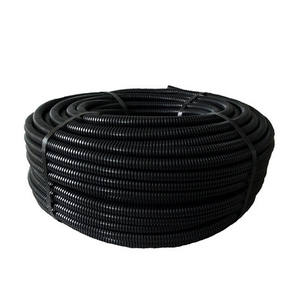 Tube ondulé noir de 25 mm x 50 m, flexible, type rigide, revêtement PA PE PVC PP - Product Image 1