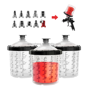 Kit de gobelets jetables pour peinture automobile avec grande buse pour mélange de peinture - Product Image 3