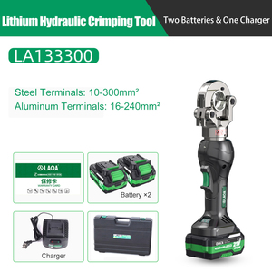 Pince à sertir hydraulique électrique rechargeable LAOA Industrial 21V avec moteur sans balais au lithium et affichage numérique, garantie 3 ans - Product Image 5