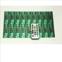 Venta caliente Fabricante de PCB de un solo lado 24 clave PCBA tableros de aceite de carbono para control remoto y calculadora y electrónica de consumo