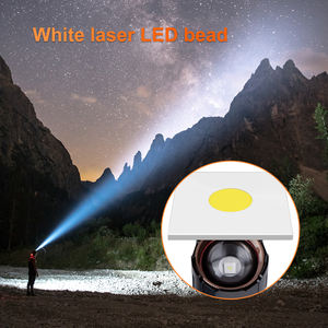 WOSEN-Lampe torche super lumineuse à LED, 5050 m, blanche, longue portée, rechargeable, zoom, lampe de poche, 1000m - Product Image 3