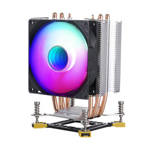 CR-1200 <span class=keywords><strong>RGB</strong></span> 92 มม. คูลเลอร์ซีพียู พัดลมพีซี <span class=keywords><strong>RGB</strong></span> สำหรับอินเทล i3/i5 และซีพียูเอเอ็มดี ระบายความร้อนได้อย่างมีประสิทธิภาพ โปรเซสเซอร์ที่มีศักยภาพการระบายความร้อนสูง - Product Image 1