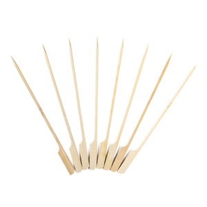 Brochettes en bambou à prix abordable, longues, jetables, pour barbecue, décoration de cocktails, viande, steak, gâteau - Product Image 2