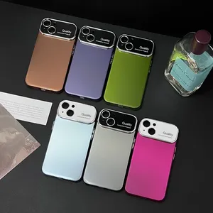 Simple a prueba de golpes para iPhone TPU + PC para iphone15 pro Max grandes vistas fundas de teléfono