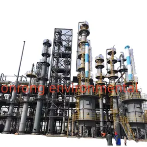 Sistema de control Automático DCS, TPD, 100-500, 85%-92%, planta de refinería de aceite crudo de rendimiento continuo