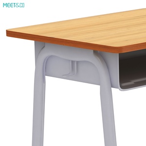 Tables et chaises de classe traditionnelles de grande taille, fabriquées en usine à Guangzhou, en bois durable, pour étudiants, bureau à domicile, école, Chine - Product Image 5
