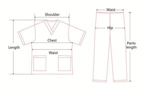 Women Medical <b>Scrub</b> <b>Sets</b> Nursing Uniform Hospital Use - Product Image 6