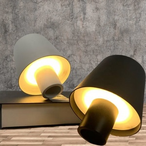 Wholesale Modern Touch Control <b>LED</b> Table Lamp Rechargeable Plastic Wine Bottle Night <b>Lights</b> for Home Bar Christmas Decoration - Product Image 5