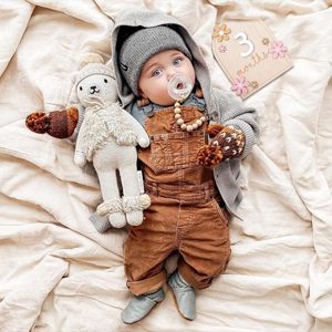 Nuevos accesorios de fotografía infantil, Daisy Baby recién nacido, discos de madera, tarjetas CONMEMORATIVAS DE <span class=keywords><strong>NACIMIENTO</strong></span> mensuales, hito - Product Image 3