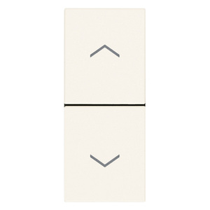 Two Interlocking <b>Push</b> <b>Button</b> <b>Switches</b> 10A White 3.6x2.7x5.6cm - Product Image 1