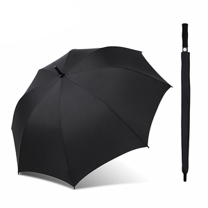 Vente en gros de parapluies de golf de grande taille, impression de logo personnalisée, protection double couche, parapluie automatique droit léger - Product Image 4