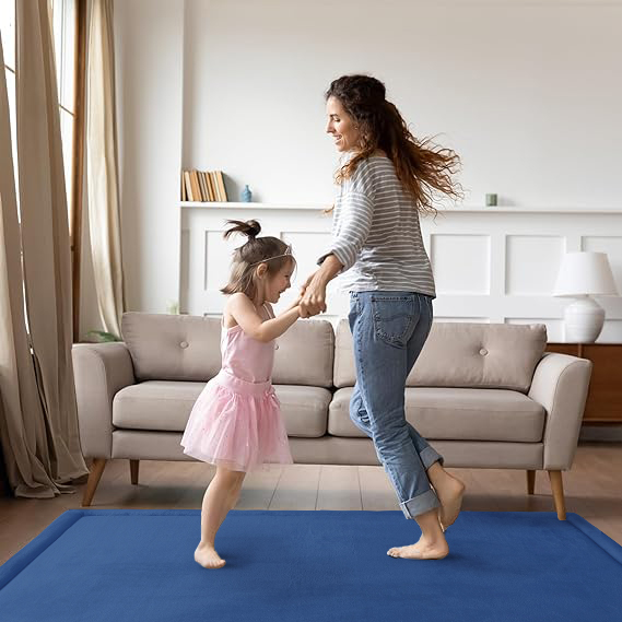 Memory Foam Tatami Multi Color Area Rug Carpet - Soft & Stylish