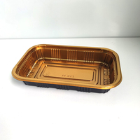 JY-815 Kunststoff-Lebensmittelbehälter Rechteckiger Sushi-Behälter Verpackungsbox Kunststoff-Lebensmittelschale