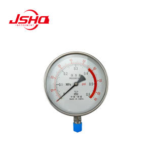 Y-100 चीन निर्माता स्टेनलेस स्टील दबाव गेज 0 ~ 60mpa रेंज जिआंगसु मूल - Product Image 4