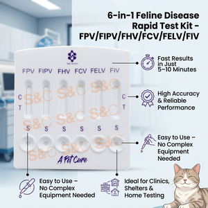 Kit de Prueba Rápida para el Cuidado de Mascotas, Detección de Anticuerpos FIV Felino, Kit de Prueba de Anticuerpos de Inmunodeficiencia Felina para Gatos - Product Image 3