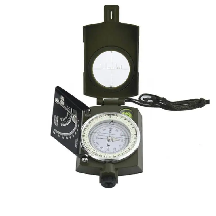 Multi-functional Outdoor Travel Compass Scale Level Meter Vertical Dial Slope Meter Luminous Compass