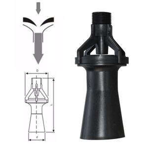 <span class=keywords><strong>Buse</strong></span> d'éducation venturi en plastique, 4 pièces, 3/8 pouces, embout éducatif pour le mélange de réservoir - Product Image 2