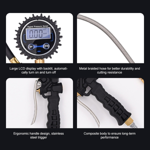 Fabricant de pièces de rechange automobiles Jauge de pression des pneus numérique Dégonfleur d'air Mesure Jauge de pression des pneus numérique, Fabricant Auto Spa - Product Image 5