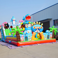 Toboggan gonflable écologique pour parc d'attractions, école, carnaval et location commerciale d'événements