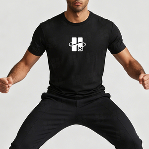 T-shirt in <span class=keywords><strong>Lana</strong></span> <span class=keywords><strong>Merino</strong></span> da Uomo, Maglietta Intima Leggera Personalizzabile, Super Morbida, Collo a O, Traspirante per Fitness e Sport - Product Image 2