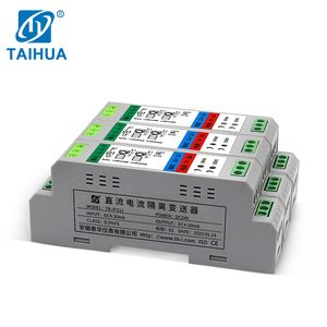 Aislador de Señal PT100 RTD para Riel DIN de 35 mm, Transmisor de Temperatura con Salida Analógica de 4-20 mA, Automatización Industrial Taihua TB-R - Product Image 3