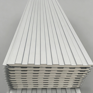 Panneau sandwich en polyuréthane PU haute densité pour mur extérieur, <span class=keywords><strong>isolation</strong></span> thermique extérieure pour <span class=keywords><strong>maison</strong></span> conteneur - Product Image 1