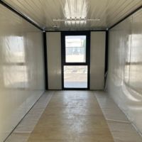 Conteneur pliable de 20 pieds et 40 pieds, bureau, panneau sandwich, maison mobile préfabriquée, dortoir, camp pétrolier, conteneur d'expédition sur le terrain