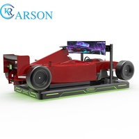 Simulador de Carreras F1 2026 Nuevo Modelo 4DOF Simulador de Conducción de Autos de Carreras con 3 Pantallas Juego de Carreras de Velocidad Máquina de Juegos de Realidad Virtual para Centro de Juegos